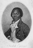 1789 image of Olaudah Equiano, from Atlantic Slave Trade and Slave Life in the Americas: A Visual Record, by Jerome Handler and Michael Tuite, Jr.